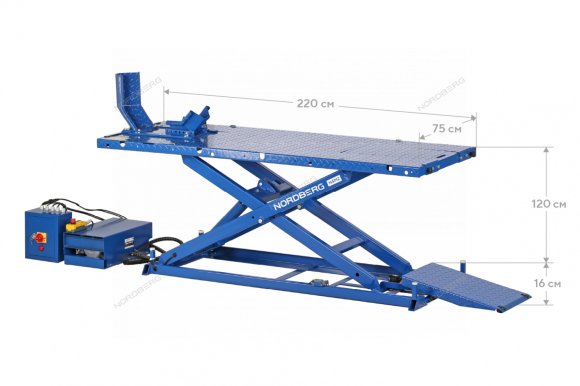 Подъемник для мотоциклов, 1 т NORDBERG N4M2 Подъемник для мотоциклов, 1 т NORDBERG N4M2