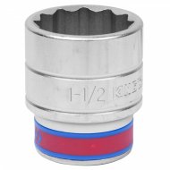 Головка торцевая стандартная двенадцатигранная 3/4", 1-1/2", дюймовая KING TONY 633048S Головка торцевая стандартная двенадцатигранная 3/4", 1-1/2", дюймовая KING TONY 633048S