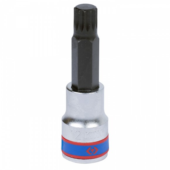 Насадка (бита) торцевая 1/2", Spline, M12, L = 80 мм KING TONY 403612