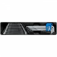 Набор комбинированных ключей и шестигранников, ложемент, 20 предметов KING TONY 9-90120MR