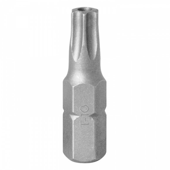 Вставка (бита) торцевая 1/4", Torx, T10, L = 25, с отверстием KING TONY 102510U