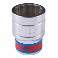 Головка торцевая стандартная двенадцатигранная 1/2", 13/16", дюймовая KING TONY 433026S