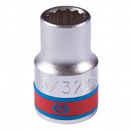 Головка торцевая стандартная двенадцатигранная 1/2", 15/32", дюймовая KING TONY 433015S Головка торцевая стандартная двенадцатигранная 1/2", 15/32", дюймовая KING TONY 433015S