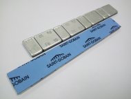 Грузик самоклеящийся стальной оцинкованный на ленте SAINT GOBAIN (4х5 г + 4х10 г, 50 шт.) Грузик самоклеящийся стальной оцинкованный на ленте SAINT GOBAIN (4х5 г + 4х10 г, 50 шт.)
