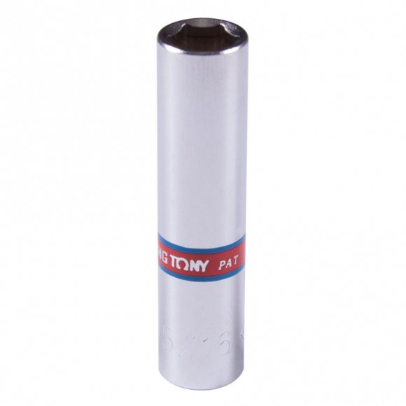 Головка торцевая глубокая шестигранная 1/4", 5/16", дюймовая KING TONY 223510S