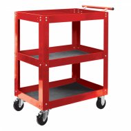 Тележка открытая, 3 полки, красная МАСТАК 520-33720R Тележка открытая, 3 полки, красная МАСТАК 520-33720R