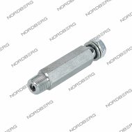 Клапан парашутный в сборе для цилиндра двухстоечных подъемников N4122AE-5, N4122HM-5, N4122H1M-5 NORDBERG 02-00018490 Клапан парашутный в сборе для цилиндра двухстоечных подъемников N4122AE-5, N4122HM-5, N4122H1M-5 NORDBERG 02-00018490