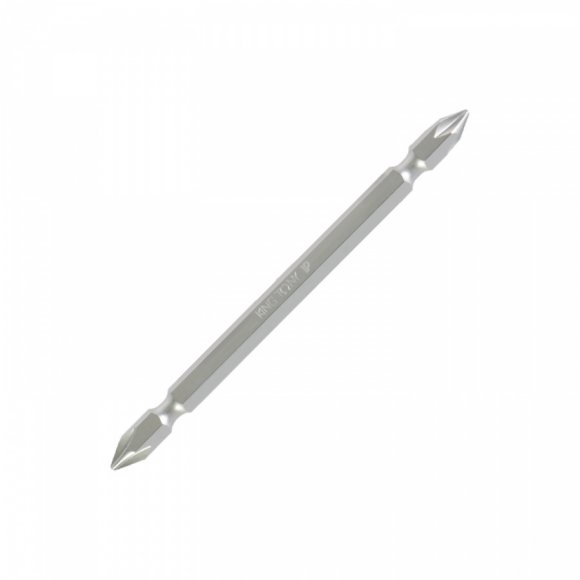 Вставка (бита) торцевая 1/4", Phillips, PH1, L = 110 мм, двухсторонняя, для шуруповерта KING TONY 131101P