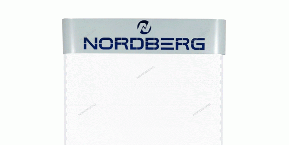 Фриз "NORDBERG" ГП ФНБ-95-50 с электрокомплектом (Алюминий 9006 глянец)