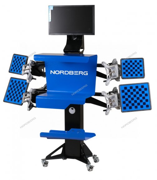 Стенд сход-развал 3D четырехкамерный настенный NORDBERG C804-C_синий