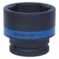 Головка торцевая ударная шестигранная 1", 80 мм KING TONY 853580M Головка торцевая ударная шестигранная 1", 80 мм KING TONY 853580M