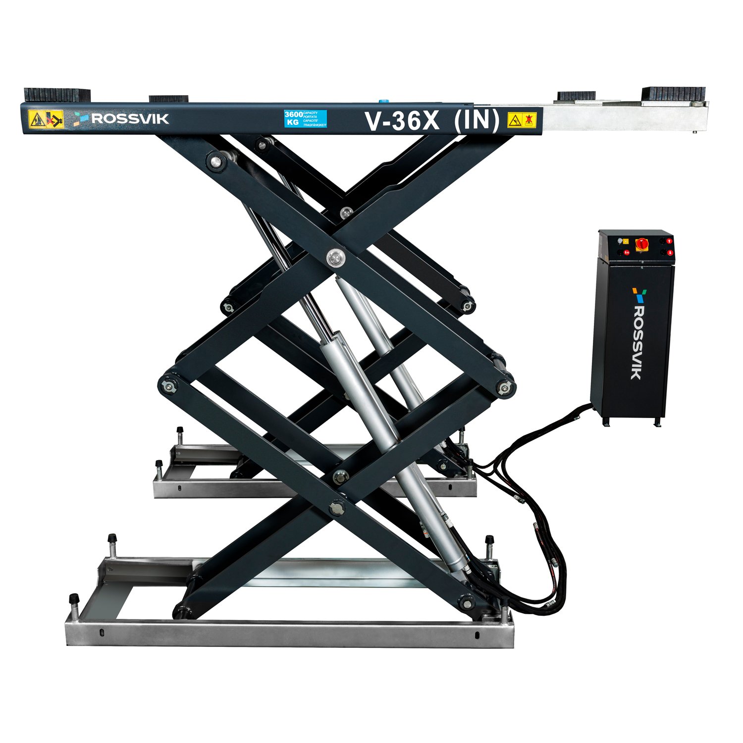 Автоподъемник ножничный ROSSVIK PRO V-36X (IN) заглубленный г/п 3.6т, 380В RAL7040 Цвет серый Автоподъемник ножничный ROSSVIK PRO V-36X (IN) заглубленный г/п 3.6т, 380В RAL7040 Цвет серый