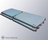 Задние сдвижные платформы для установки в нишу (платформа 019-03), 2 шт.