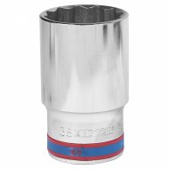 Головка торцевая глубокая двенадцатигранная 1/2", 34 мм KING TONY 423034M Головка торцевая глубокая двенадцатигранная 1/2", 34 мм KING TONY 423034M