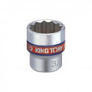 Головка торцевая стандартная двенадцатигранная 3/8", 15/32", дюймовая KING TONY 333015S Головка торцевая стандартная двенадцатигранная 3/8", 15/32", дюймовая KING TONY 333015S