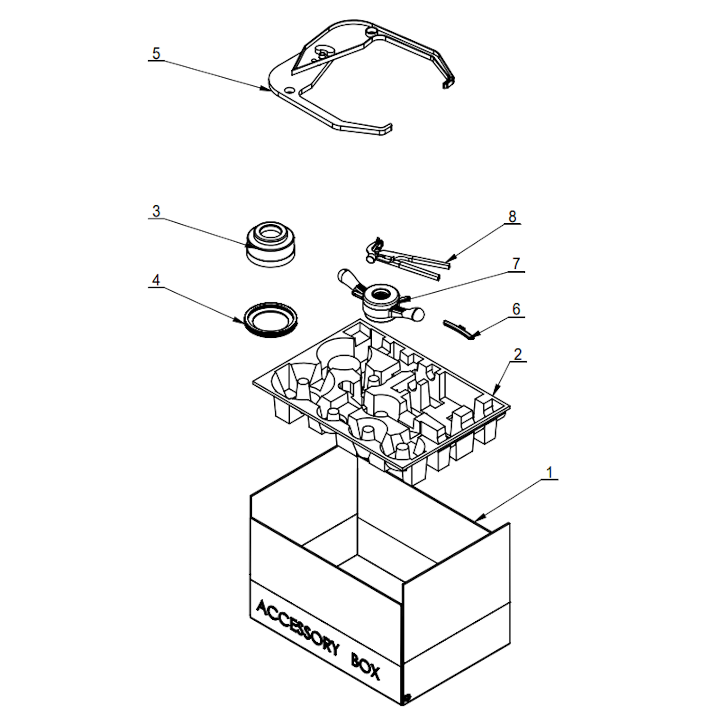 Комплект стандартных аксессуаров VT-64 (ACCESSORY BOX)