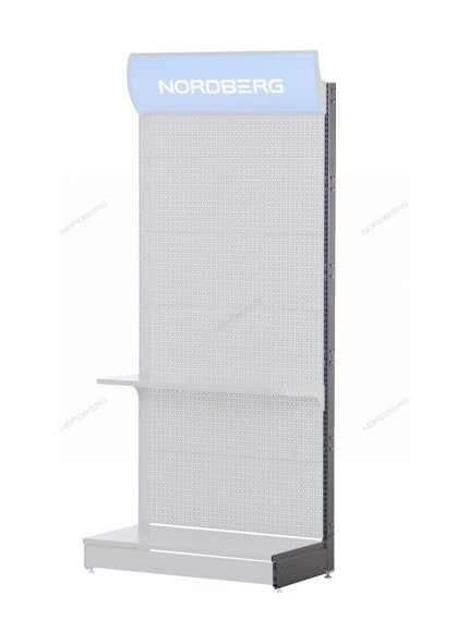 Стойка замыкающая, 2250х500 мм NORDBERG NSHELV-25-CP Стойка замыкающая, 2250х500 мм NORDBERG NSHELV-25-CP