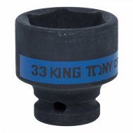 Головка торцевая ударная шестигранная 1/2", 33 мм KING TONY 453533M Головка торцевая ударная шестигранная 1/2", 33 мм KING TONY 453533M