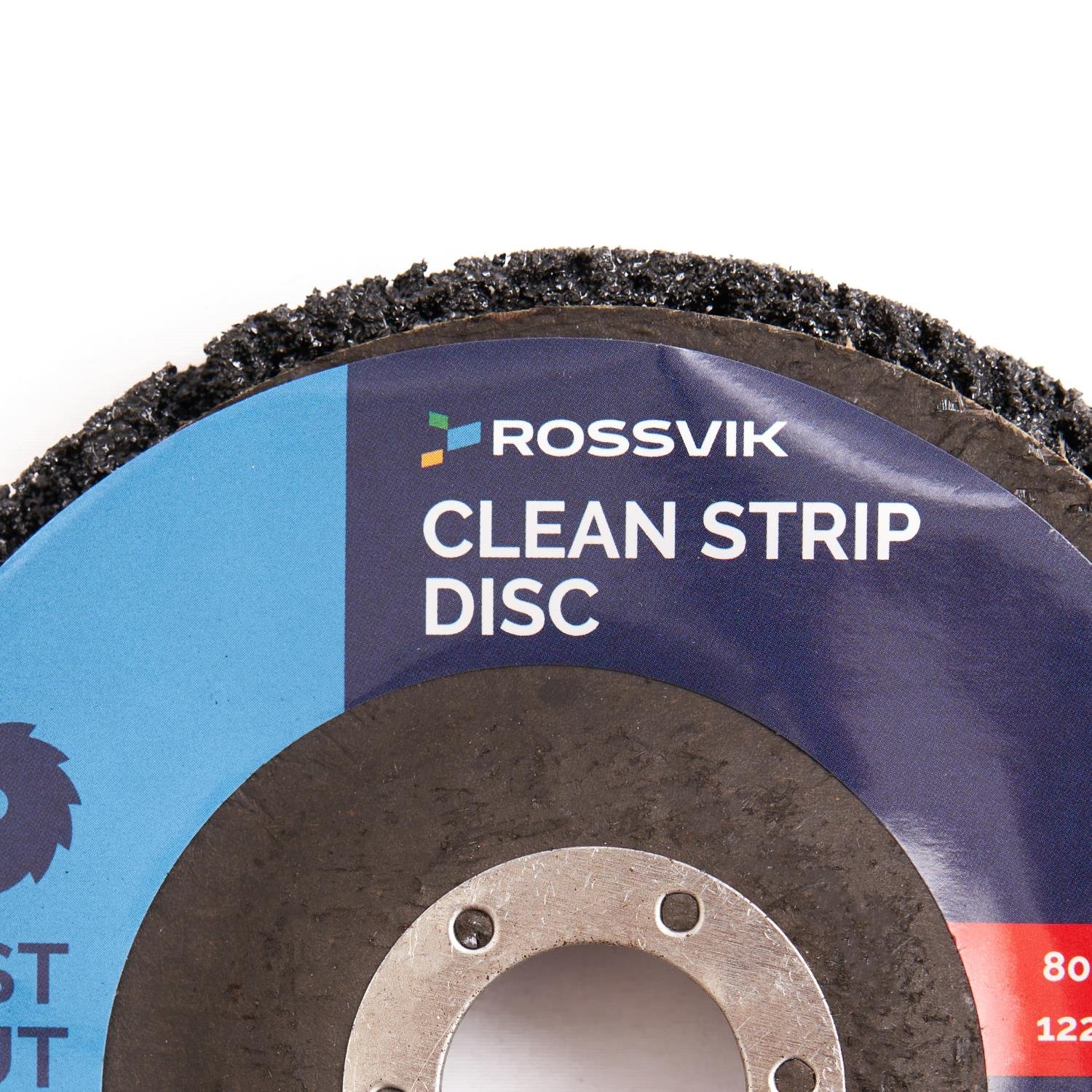 Круг зачистной из синтетического волокна ROSSVIK 125*22мм черный, 80м/с, 12250об/мин