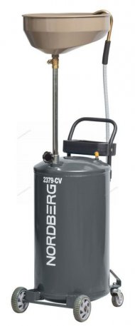 Установка для сбора масла пневматическая, 65 л, серая NORDBERG 2379-CVG Установка для сбора масла пневматическая, 65 л, серая NORDBERG 2379-CVG