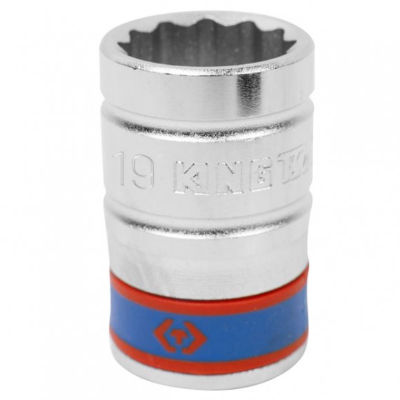 Головка торцевая стандартная двенадцатигранная 1/2", 19 мм KING TONY 433019M