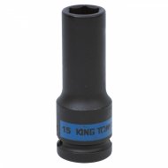 Головка торцевая ударная глубокая шестигранная 1/2", 15 мм KING TONY 443515M Головка торцевая ударная глубокая шестигранная 1/2", 15 мм KING TONY 443515M