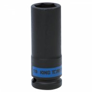 Головка торцевая ударная глубокая шестигранная 1/2", 19 мм KING TONY 443519M Головка торцевая ударная глубокая шестигранная 1/2", 19 мм KING TONY 443519M