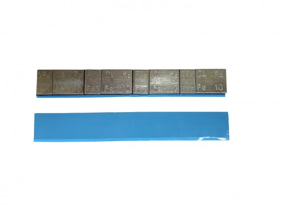 Адгезив стальной на синей ленте с кромкой  60гр (4х5гр/4x10гр) (50шт)
