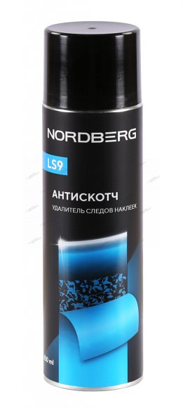 Антискотч, удалитель следов наклеек LS9, аэрозоль, 650 мл NORDBERG LS9-650 Антискотч, удалитель следов наклеек LS9, аэрозоль, 650 мл NORDBERG LS9-650