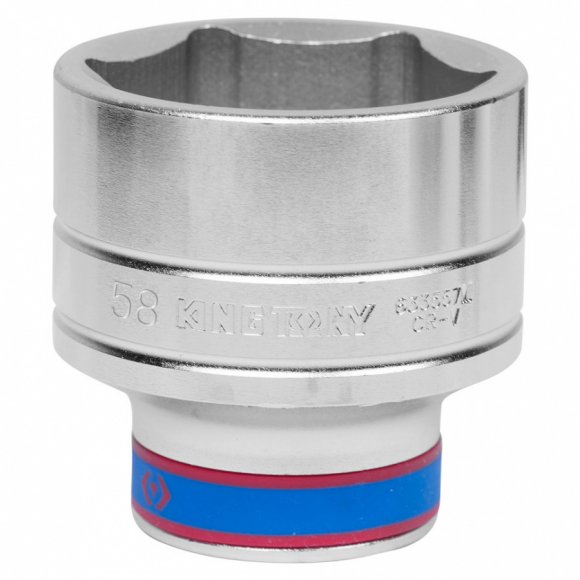 Головка торцевая стандартная шестигранная 3/4", 58 мм KING TONY 633558M