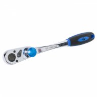 Трещотка 1/2", 300 мм, 72 зубца, флажковая с кнопкой, поворотная муфта KING TONY 4780-12G Трещотка 1/2", 300 мм, 72 зубца, флажковая с кнопкой, поворотная муфта KING TONY 4780-12G