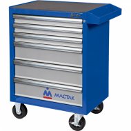 Тележка инструментальная, 6 полок, "ОПТИМА", синяя МАСТАК 521-06581MB Тележка инструментальная, 6 полок, "ОПТИМА", синяя МАСТАК 521-06581MB