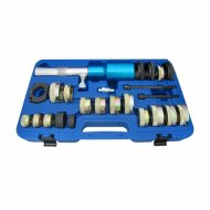 Набор оправок для монтажа и демонтажа сайлентблоков MB, гидравлический, кейс, 24 предмета МАСТАК 110-22024C Набор оправок для монтажа и демонтажа сайлентблоков MB, гидравлический, кейс, 24 предмета МАСТАК 110-22024C
