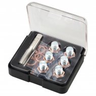 Набор для ремонта масляных пробок М13х1,5, кейс, 19 предметов МАСТАК 103-47013C Набор для ремонта масляных пробок М13х1,5, кейс, 19 предметов МАСТАК 103-47013C