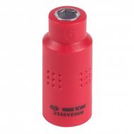 Головка торцевая диэлектрическая шестигранная 1/4", 6 мм KING TONY 2335VE06M Головка торцевая диэлектрическая шестигранная 1/4", 6 мм KING TONY 2335VE06M