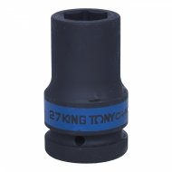 Головка торцевая ударная глубокая шестигранная 1", 27 мм KING TONY 843527M Головка торцевая ударная глубокая шестигранная 1", 27 мм KING TONY 843527M