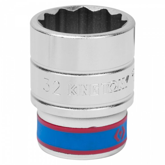 Головка торцевая стандартная двенадцатигранная 3/4", 32 мм KING TONY 633032M