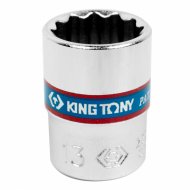 Головка торцевая стандартная двенадцатигранная 1/4", 13 мм KING TONY 233013M Головка торцевая стандартная двенадцатигранная 1/4", 13 мм KING TONY 233013M
