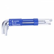 Набор Г-образных шестигранников, 2-10 мм, длинные, 8 предметов МАСТАК 0611-8HB Набор Г-образных шестигранников, 2-10 мм, длинные, 8 предметов МАСТАК 0611-8HB