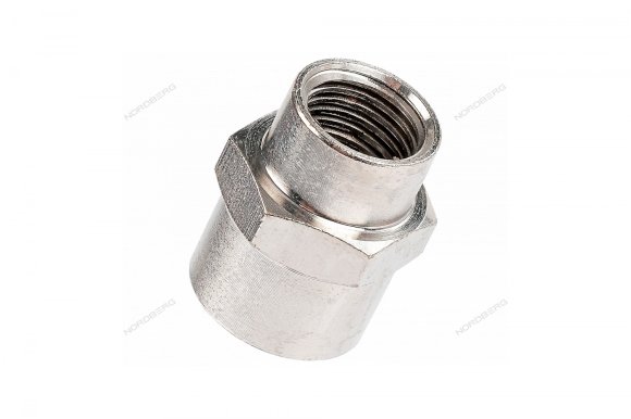 Переходник резьбовой F1/4" - F3/8" Переходник резьбовой F1/4" - F3/8"