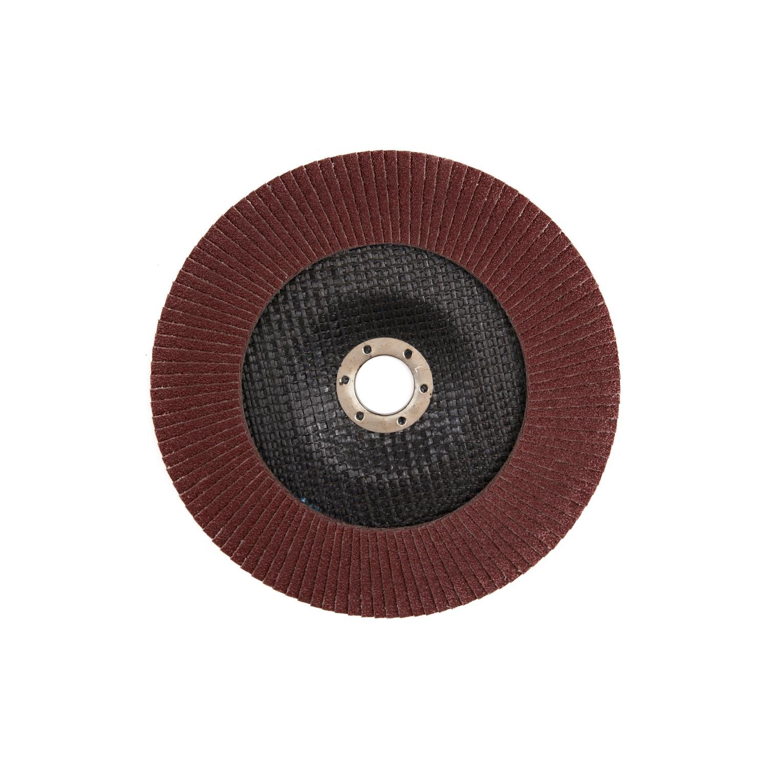 Круг шлифовальный лепестковый ROSSVIK 180*22мм 80 Grit. Тип29, Zr, 80м/с, 8500об/мин