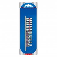 Набор торцевых головок 1/4", шестигранные, 5/32"-1/2", 9 предметов KING TONY 2509SR Набор торцевых головок 1/4", шестигранные, 5/32"-1/2", 9 предметов KING TONY 2509SR