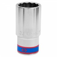 Головка торцевая глубокая двенадцатигранная 3/4", 33 мм KING TONY 623033M Головка торцевая глубокая двенадцатигранная 3/4", 33 мм KING TONY 623033M