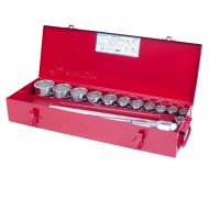 Набор торцевых головок с принадлежностями 3/4", шестигранные, 21-50 мм, 16 предметов KING TONY 6316MR Набор торцевых головок с принадлежностями 3/4", шестигранные, 21-50 мм, 16 предметов KING TONY 6316MR