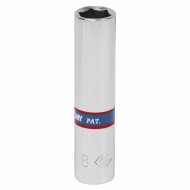 Головка торцевая глубокая шестигранная 1/4", 8 мм KING TONY 223508M