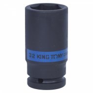 Головка торцевая ударная глубокая шестигранная 3/4", 32 мм KING TONY 643532M Головка торцевая ударная глубокая шестигранная 3/4", 32 мм KING TONY 643532M