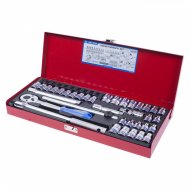 Набор торцевых головок с принадлежностями 3/8", шестигранные, 6-19 мм 36 предметов KING TONY 3534MR Набор торцевых головок с принадлежностями 3/8", шестигранные, 6-19 мм 36 предметов KING TONY 3534MR