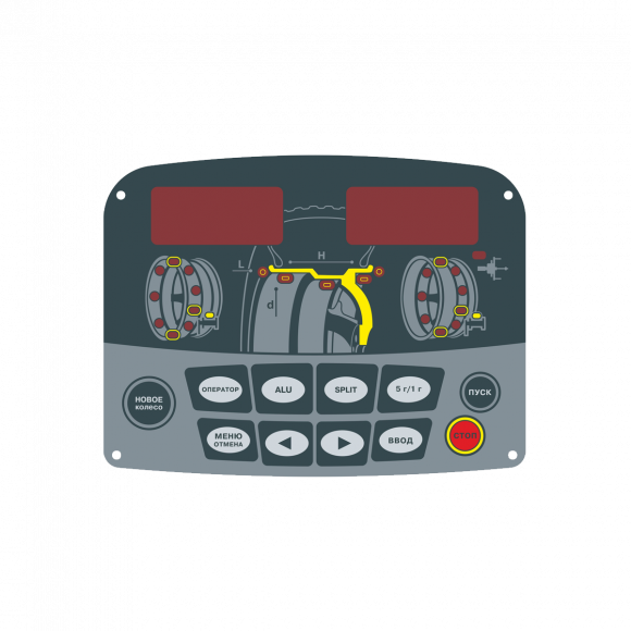 Клавиатура пленочная КС-216 (СБМК-60) КС916.003.00