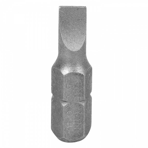 Вставка (бита) торцевая 1/4", Slotted, 5х0,8 мм, L = 25 мм KING TONY 102505S1