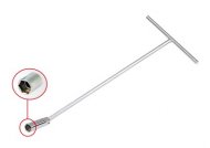 Ключ свечной с шарниром 16 мм, L = 380 мм, магнитный фиксатор KING TONY 15661615